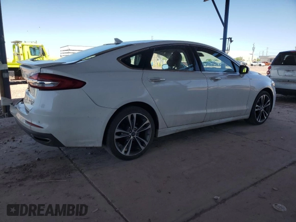 2020 Ford Fusion Titanium with VIN 3FA6P0D94LR191852, listed as a Copart auction lot 56948825 with 116,138 mi miles and Salvage title. Bid and sale history available at DreamBid. Image 3.