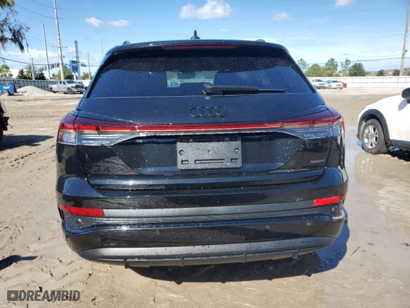 2024 Audi Q4 e-tron Premium Plus with VIN WA1LUBFZ6RP065839, listed as a Copart auction lot 73649894 with 1,986 mi miles and Salvage Title. Bid and sale history available at carsss.com. Image 6.