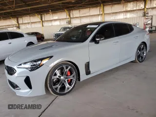 2020 Kia Stinger GT1 with VIN KNAE45LC0L6081092, listed as a Copart auction lot 88341415 with 50,404 mi miles and Clean Title. Bid and sale history available at carsss.com. Image 1.