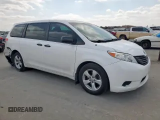 2014 Toyota Sienna L with VIN 5TDZK3DC9ES504168, listed as a Copart auction lot 53580095 with 253,688 mi miles and Salvage Title. Bid and sale history available at carsss.com. Image 4.