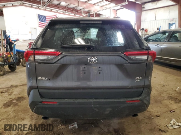 2022 Toyota RAV4 XLE with VIN 2T3P1RFV2NC292175, listed as a Copart auction lot 61615985 with Not provided miles and Non repairable. Bid and sale history available at DreamBid. Image 6.