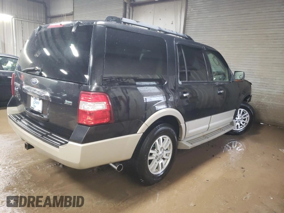 2010 Ford Expedition Eddie Bauer with VIN 1FMJU1J55AEB59198, listed as a Copart auction lot 52499065 with 130,865 mi miles and Salvage title. Bid and sale history available at DreamBid. Image 3.
