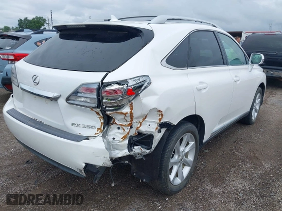 2012 Lexus RX 350 with VIN 2T2BK1BA4CC128777, listed as a IAAI auction lot 39881313 with 149,950 mi miles and . Bid and sale history available at carsss.com. Image 6.