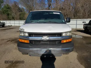 2010 Chevrolet Express Passenger LT with VIN 1GA2G1DG2A1148818, listed as a Copart auction lot 46236375 with 142,954 mi miles and Salvage title. Bid and sale history available at DreamBid. Image 5.