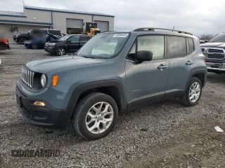 2018 Jeep Renegade Sport z VIN ZACCJBAB2JPJ57785, wystawiony jako Copart lot #52886445 z przebiegiem 50 037 mil mil oraz Szkoda całkowita • Salvage title. Historia ofert i sprzedaży dostępna na DreamBid. Obrazek 1.