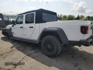 2020 Jeep Gladiator Sport S with VIN 1C6HJTAG3LL130331, listed as a Copart auction lot 58130105 with 103,195 mi miles and Salvage title. Bid and sale history available at DreamBid. Image 2.