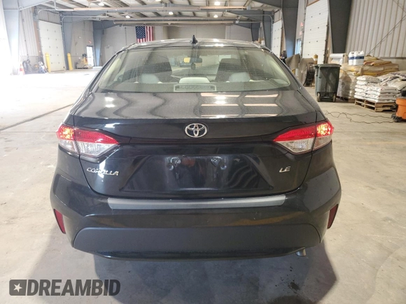 2020 Toyota Corolla LE with VIN JTDEPRAE4LJ091563, listed as a Copart auction lot 50547315 with 48,161 mi miles and Salvage Title. Bid and sale history available at carsss.com. Image 6.