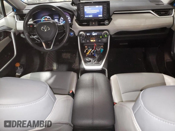 2021 Toyota RAV4 Hybrid LE with VIN 4T3B6RFV0MU035525, listed as a Copart auction lot 45775665 with 52,234 mi miles and Salvage Title. Bid and sale history available at carsss.com. Image 8.