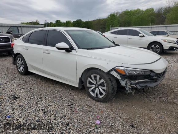 2024 Honda Civic Sedan EX with VIN 2HGFE1F73RH337701, listed as a Copart auction lot 51667985 with 3,180 mi miles and Salvage Title. Bid and sale history available at carsss.com. Image 4.
