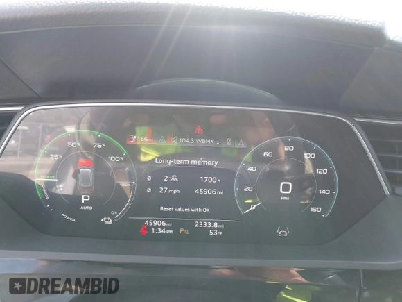2022 Audi e-tron Premium с VIN WA1AAAGEXNB047650, выставлен на аукционе IAAI как лот 41782598 с пробегом 45 906 миль миль и . История ставок и продаж доступна на DreamBid. Изображение 7.