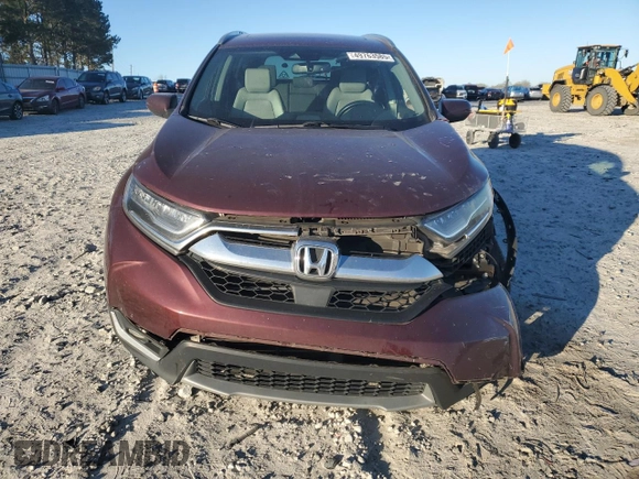 2017 Honda CR-V Touring with VIN 5J6RW1H91HL015447, listed as a Copart auction lot 49763585 with 116,158 mi miles and Salvage Title. Bid and sale history available at carsss.com. Image 5.
