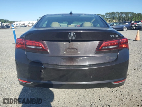 2015 Acura TLX with VIN 19UUB1F38FA014400, listed as a Copart auction lot 53042475 with Not provided miles and Salvage title. Bid and sale history available at DreamBid. Image 6.