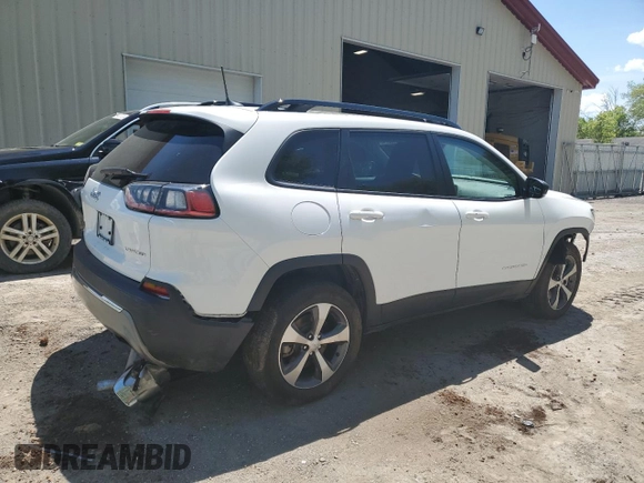 2022 Jeep Cherokee Limited with VIN 1C4PJMDN2ND527286, listed as a Copart auction lot 58162745 with 10,424 mi miles and Salvage title. Bid and sale history available at DreamBid. Image 3.