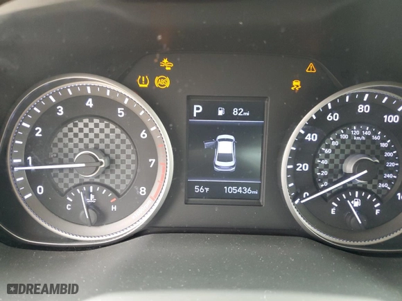 2020 Hyundai Elantra SEL with VIN 5NPD84LF4LH569474, listed as a Copart auction lot 48206075 with 105,436 mi miles and Salvage Title. Bid and sale history available at carsss.com. Image 9.