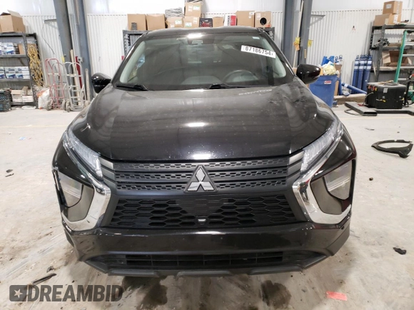 2022 Mitsubishi Eclipse Cross ES z VIN JA4ATUAA6NZ002360, wystawiony jako Copart lot #87186754 z przebiegiem 66 364 mil mil oraz Szkoda całkowita • Salvage title. Historia ofert i sprzedaży dostępna na DreamBid. Obrazek 5.