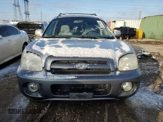 2005 Hyundai Santa Fe GLS with VIN KM8SC13D65U926600, listed as a Copart auction lot 85378354 with 86,781 mi miles and Clean Title. Bid and sale history available at carsss.com. Image 5.
