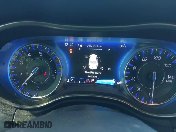 2016 Chrysler 300 Anniversary Edition with VIN 2C3CCARG7GH230414, listed as a IAAI auction lot 41853857 with 84,639 mi miles and . Bid and sale history available at DreamBid. Image 7.