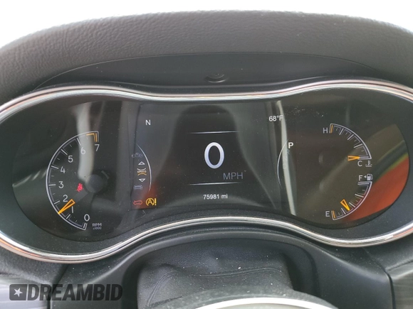 2019 Jeep Grand Cherokee Limited with VIN 1C4RJFBG7KC538990, listed as a Copart auction lot 52573805 with 75,981 mi miles and Salvage Title. Bid and sale history available at carsss.com. Image 9.