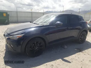 2019 Mazda CX-3 Touring z VIN JM1DKFC77K0449587, wystawiony jako Copart lot #54367365 z przebiegiem 83 787 mil mil oraz Szkoda całkowita • Salvage title. Historia ofert i sprzedaży dostępna na DreamBid. Obrazek 1.