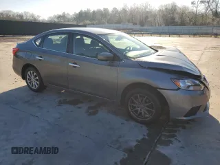 2019 Nissan Sentra S with VIN 3N1AB7APXKY260422, listed as a Copart auction lot 48356345 with 93,039 mi miles and Salvage Title. Bid and sale history available at carsss.com. Image 4.