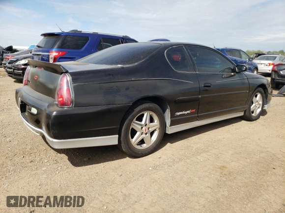 2004 Chevrolet Monte Carlo SS Supercharged z VIN 2G1WZ121749173420, wystawiony jako Copart lot #58777355 z przebiegiem 179 348 mil mil oraz Tytuł czysty. Historia ofert i sprzedaży dostępna na DreamBid. Obrazek 3.
