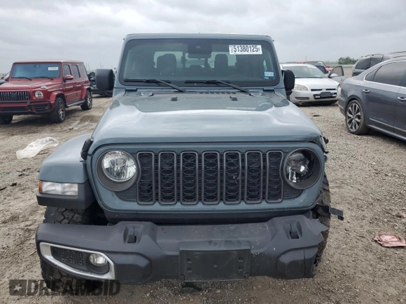 2024 Jeep Gladiator Sport S с VIN 1C6HJTAG1RL131910, выставлен на аукционе Copart как лот 51380125 с пробегом 23 060 миль миль и Списание • Salvage title. История ставок и продаж доступна на DreamBid. Изображение 5.