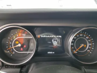 2022 Jeep Wrangler Unlimited Sport S with VIN 1C4HJXDG5NW239967, listed as a Copart auction lot 42630375 with 65,568 mi miles and Salvage Title. Bid and sale history available at carsss.com. Image 9.