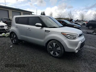 2015 Kia Soul + with VIN KNDJX3A59F7770337, listed as a Copart auction lot 46290595 with 62,434 mi miles and Salvage Title. Bid and sale history available at DreamBid. Image 4.