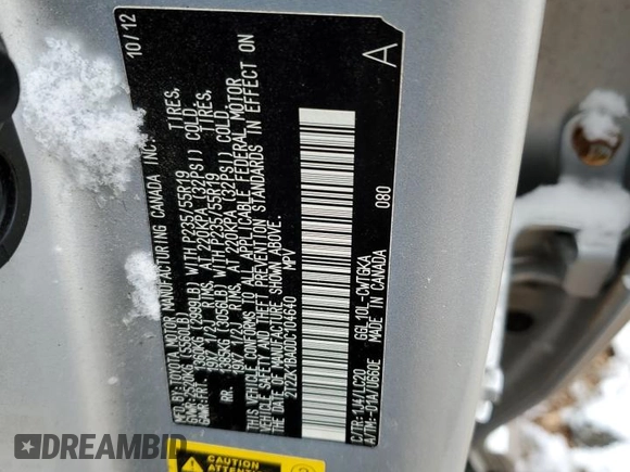 2013 Lexus RX 350 z VIN 2T2ZK1BA0DC104640, wystawiony jako Copart lot #45913825 z przebiegiem 157 951 mil mil oraz Szkoda całkowita • Salvage title. Historia ofert i sprzedaży dostępna na DreamBid. Obrazek 15.