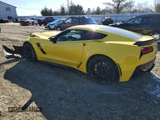 2017 Chevrolet Corvette Grand Sport 2LT with VIN 1G1YY2D71H5100758, listed as a Copart auction lot 46298855 with 25,501 mi miles and Salvage Title. Bid and sale history available at carsss.com. Image 2.