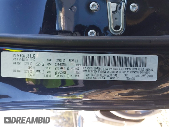 2018 Jeep Cherokee Latitude with VIN 1C4PJLCX9JD612018, listed as a IAAI auction lot 41526139 with 68,748 mi miles and . Bid and sale history available at DreamBid. Image 9.