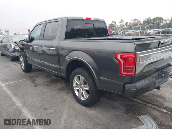 2017 Ford F-150 XL with VIN 1FTEW1EG0HFC20814, listed as a IAAI auction lot 41140772 with 74,651 mi miles. Bid and sale history available at carsss.com. Image 3.