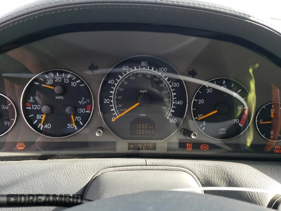 1999 Mercedes-Benz SL with VIN WDBFA76F4XF182318, listed as a Copart auction lot 45552705 with 135,447 mi miles and Clean title. Bid and sale history available at DreamBid. Image 9.