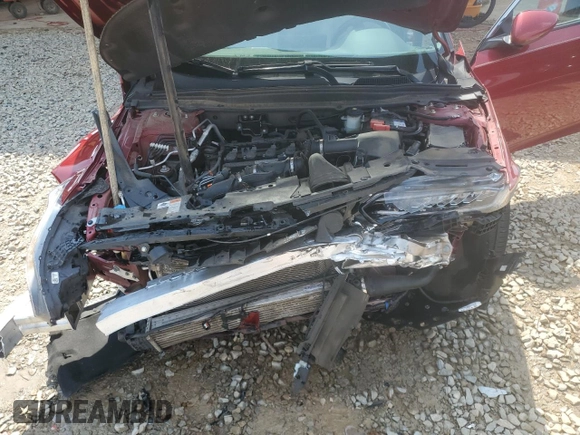 2020 Honda Accord EX-L with VIN 1HGCV1F59LA088442, listed as a Copart auction lot 60406195 with 55,293 mi miles and Salvage title. Bid and sale history available at DreamBid. Image 11.