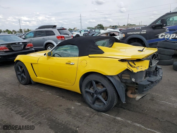2007 Saturn Sky Red Line with VIN 1G8MG35X77Y128438, listed as a Copart auction lot 69835584 with 87,909 mi miles and Salvage Title. Bid and sale history available at carsss.com. Image 2.