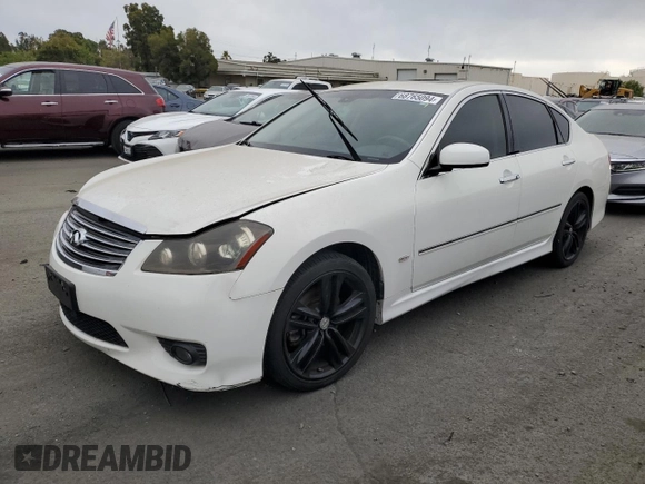 2008 Infiniti M with VIN JNKAY01E98M601353, listed as a Copart auction lot 68765094 with Not Provided miles and Salvage Title. Bid and sale history available at carsss.com. Image 1.