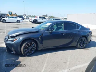 2021 Lexus IS 350 F Sport with VIN JTHGZ1B28M5047647, listed as a IAAI auction lot 42485887 with 27,544 mi miles and . Bid and sale history available at DreamBid. Image 14.