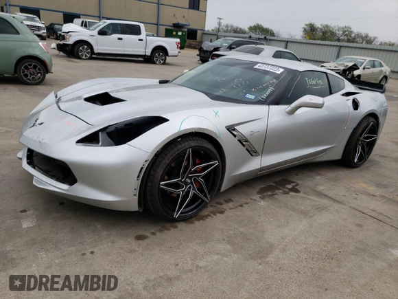 2017 Chevrolet Corvette 1LT with VIN 1G1YB2D75H5121081, listed as a Copart auction lot 43737223 with 32,917 mi miles. Bid and sale history available at carsss.com. Image 1.
