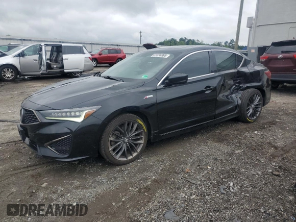 2021 Acura ILX Premium with VIN 19UDE2F85MA003120, listed as a Copart auction lot 61534895 with 78,171 mi miles and Salvage title. Bid and sale history available at DreamBid. Image 1.