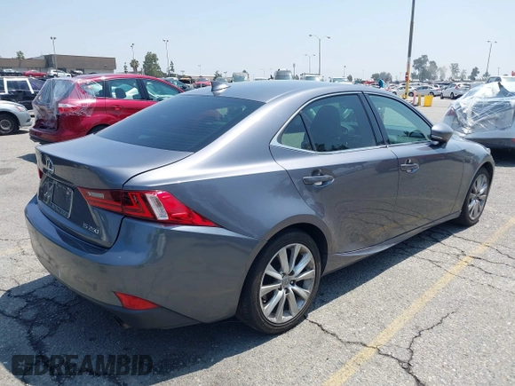 2014 Lexus IS 250 with VIN JTHBF1D27E5009067, listed as a IAAI auction lot 42597405 with 141,102 mi miles and . Bid and sale history available at DreamBid. Image 4.