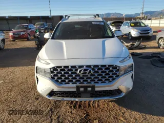2022 Hyundai Santa Fe SEL with VIN 5NMS2DAJ0NH418955, listed as a Copart auction lot 50609365 with 27,860 mi miles and Salvage Title. Bid and sale history available at carsss.com. Image 5.