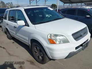 2005 Honda Pilot EX-L with RES with VIN 2HKYF18655H541622, listed as a IAAI auction lot 41419100 with 159,378 mi miles. Bid and sale history available at carsss.com. Image 1.
