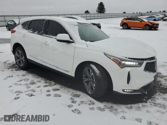 2024 Acura RDX w/Advance Package with VIN 5J8TC2H7XRL019329, listed as a Copart auction lot 81624174 with 6,162 mi miles and Salvage Title. Bid and sale history available at carsss.com. Image 4.