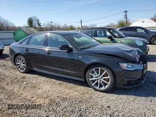 2018 Audi A6 Premium with VIN WAUF8AFC0JN076118, listed as a Copart auction lot 49695215 with 113,364 mi miles and Salvage Title. Bid and sale history available at carsss.com. Image 4.