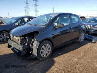 2014 Toyota Yaris L with VIN JTDKTUD32ED596479, listed as a Copart auction lot 48397775 with 109,379 mi miles and Salvage Title. Bid and sale history available at carsss.com. Image 1.