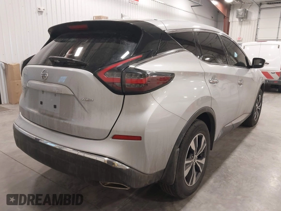 2019 Nissan Murano SL with VIN 5N1AZ2MS2KN111958, listed as a IAAI auction lot 41454236 with 55,692 mi miles and . Bid and sale history available at DreamBid. Image 4.