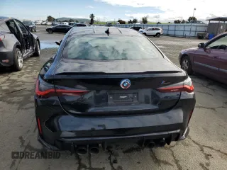 2022 BMW M4 Competition xDrive with VIN WBS43AZ06NCK53291, listed as a Copart auction lot 44604215 with 20,779 mi miles and Salvage Title. Bid and sale history available at carsss.com. Image 6.