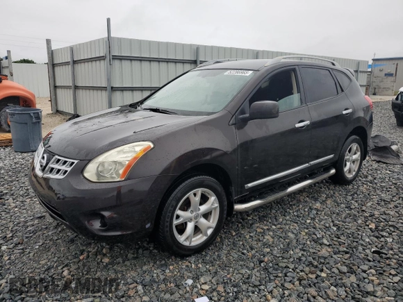 2011 Nissan Rogue SV with VIN JN8AS5MT5BW159813, listed as a Copart auction lot 52286965 with 0 mi miles and Salvage Title. Bid and sale history available at carsss.com. Image 1.