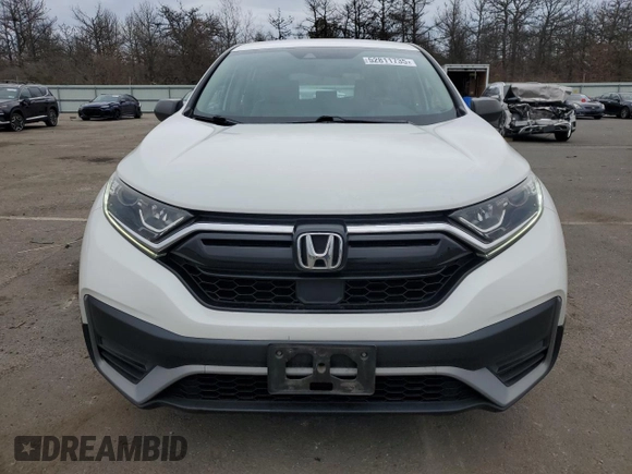 2020 Honda CR-V LX with VIN 2HKRW2H2XLH612334, listed as a Copart auction lot 52811735 with 52,998 mi miles and Salvage Title. Bid and sale history available at carsss.com. Image 5.