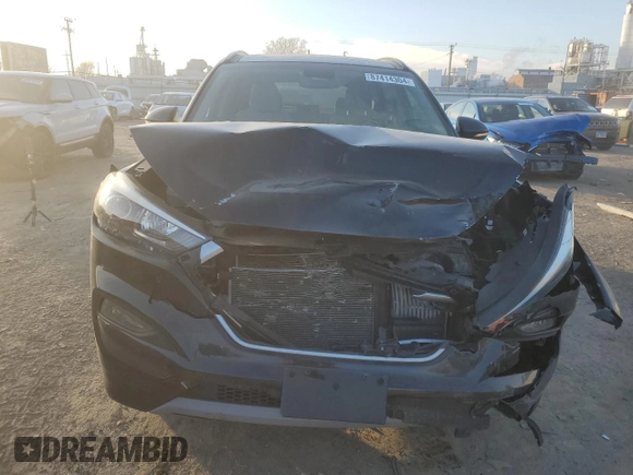 2017 Hyundai Tucson Sport with VIN KM8J3CA25HU572940, listed as a Copart auction lot 87414304 with 56,854 mi miles and Salvage Title. Bid and sale history available at DreamBid. Image 5.